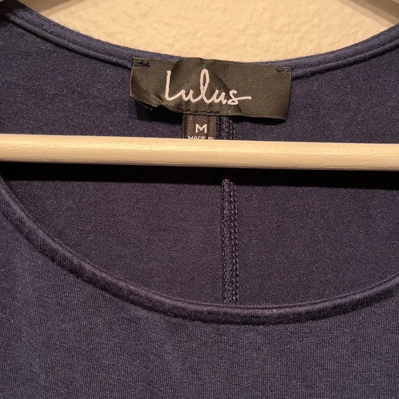 Lulus Swept Away Navy Long Sleeve Maxi Dress - Picture 3 of 6